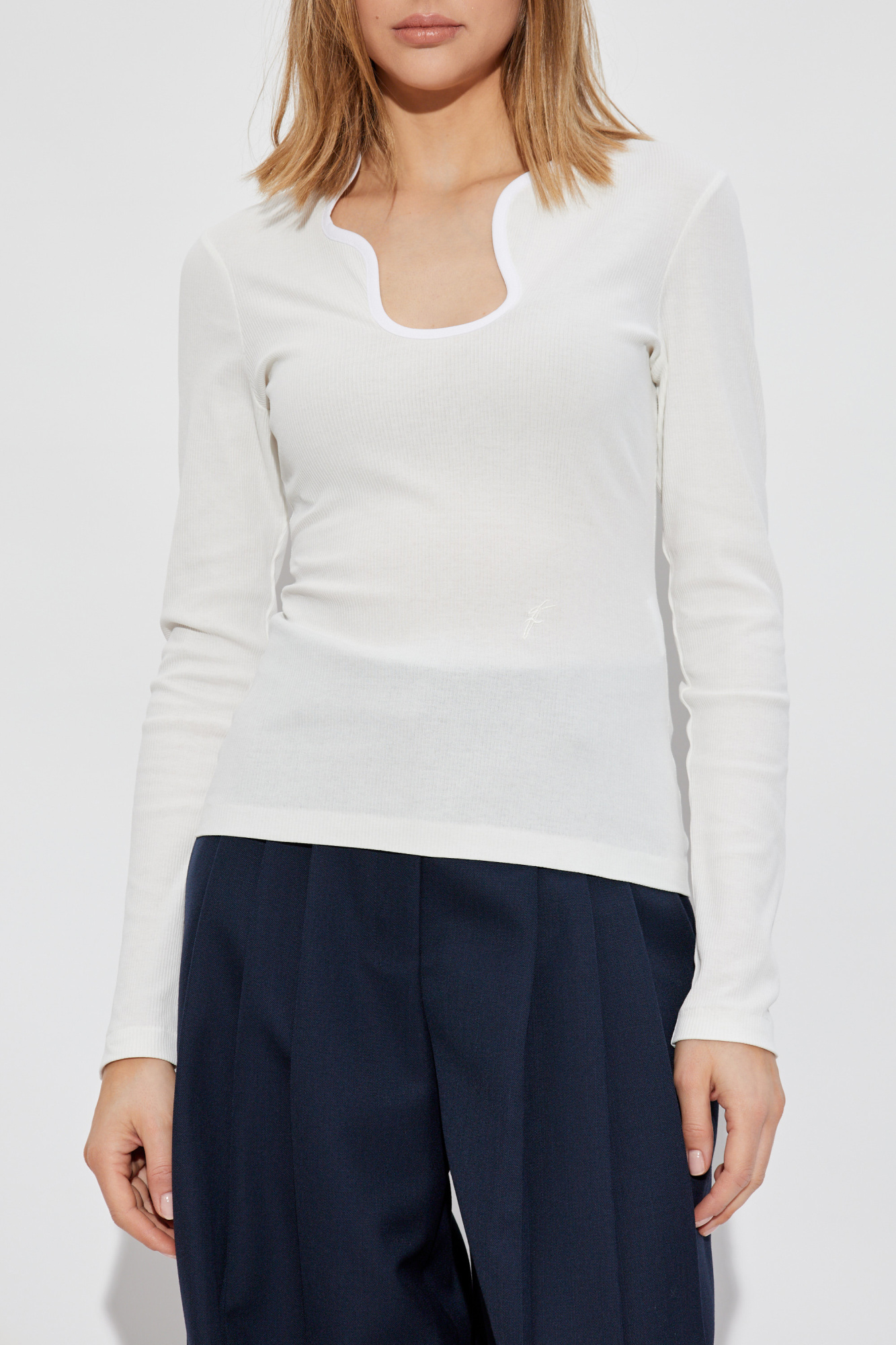 FERRAGAMO Ribbed Top | Women's Clothing | Vitkac